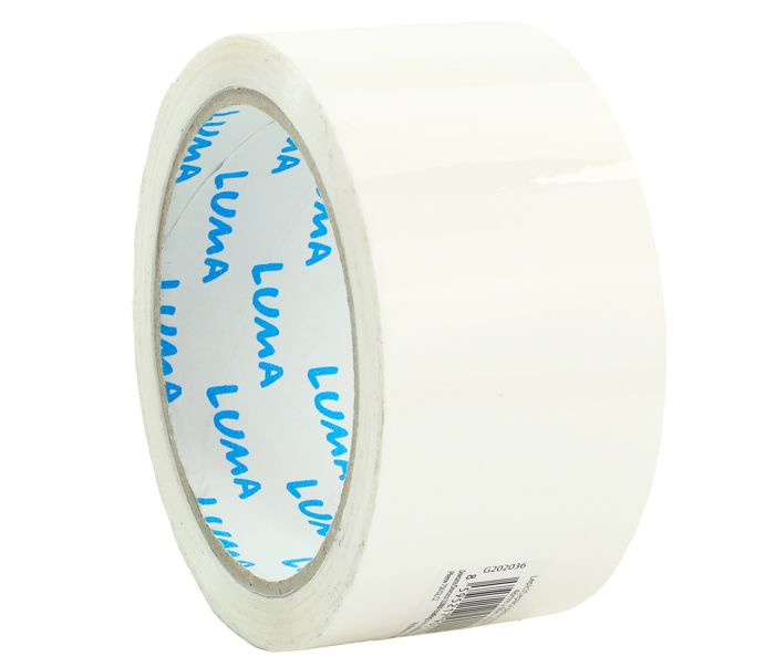 Lepicí páska barevná LUMA 48 mm × 66 m - bílá
