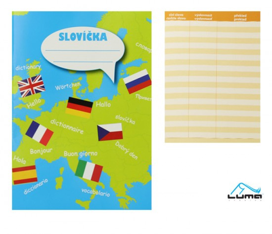 Sešit na slovíčka A5 Luma LUMA trading s.r.o.