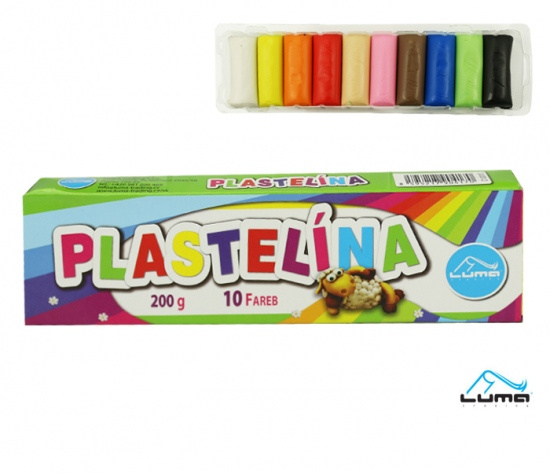 Plastelína LUMA 10 barev LUMA trading s.r.o.