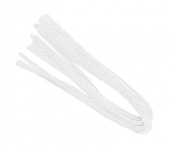 Drátek žinylka 500 x 8mm 10ks - bílý LUMA LUMA trading s.r.o.