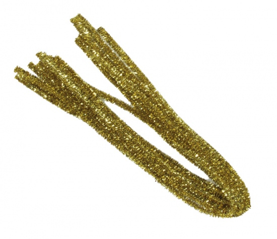Drátek žinylka 500 x 8mm 10ks - zlatý LUMA LUMA trading s.r.o.