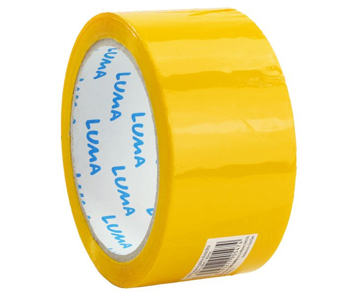 Lepicí páska barevná LUMA 48 mm × 66 m - žlutá