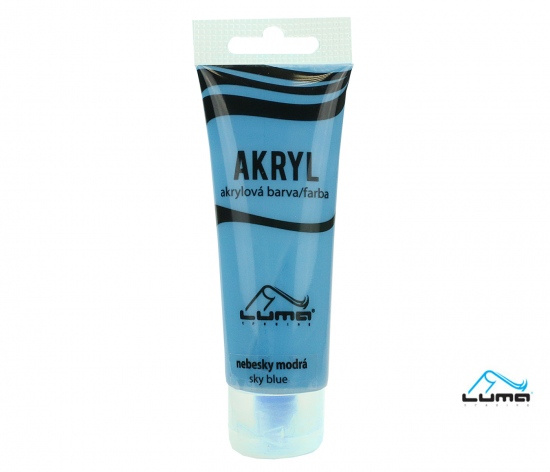 Barvy akrylové 75ml, modrá nebesky LUMA LUMA trading s.r.o.