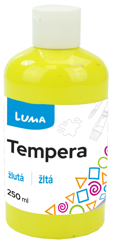 Barvy temperové LUMA 250ml žlutá LUMA trading s.r.o.