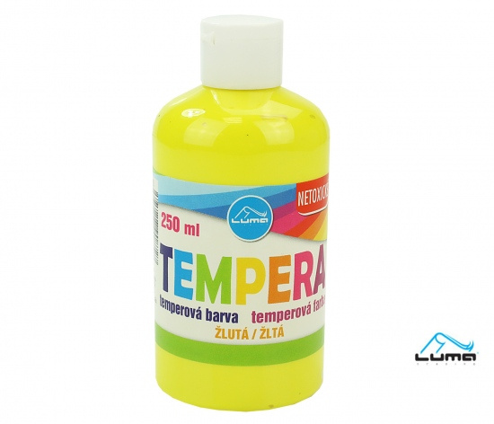 Barvy temperové LUMA 250ml žlutá LUMA trading s.r.o.