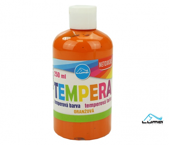 Barvy temperové LUMA 250ml oranžová LUMA trading s.r.o.