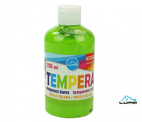 Barvy temperové LUMA 250ml zelená světle LUMA trading s.r.o.
