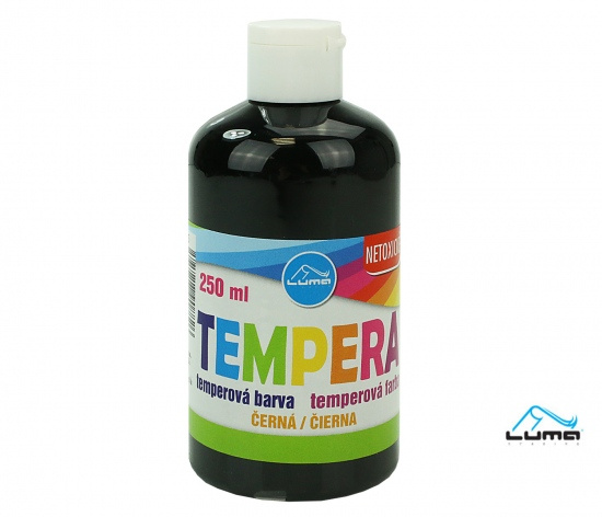 Barvy temperové LUMA 250ml černá LUMA trading s.r.o.