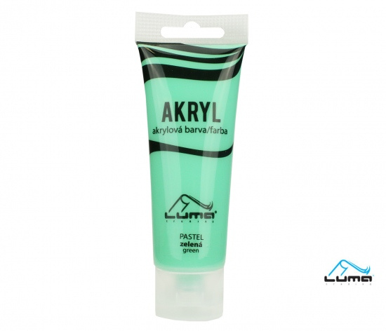 Barvy akrylové 75ml,  PASTEL zelená LUMA LUMA trading s.r.o.