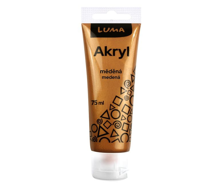 Barvy akrylové 75ml, Metal měděná Luma LUMA trading s.r.o.
