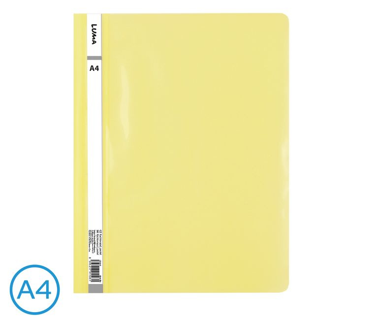 Rychlovazač LUMA A4 PP pastel - žlutý