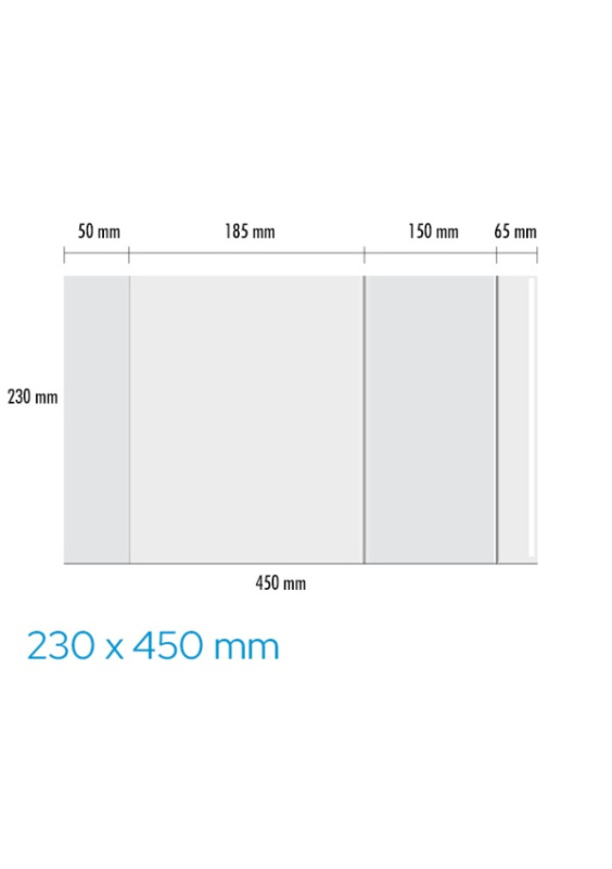 Obal univerzální 90mic, 230 x 450mm LUMA LUMA trading s.r.o.