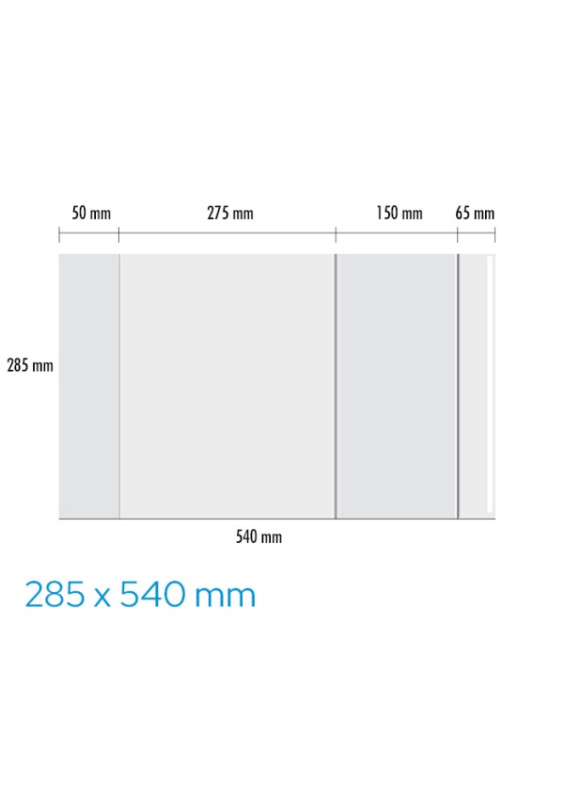 Obal univerzální 90mic, 285 x 540mm LUMA LUMA trading s.r.o.