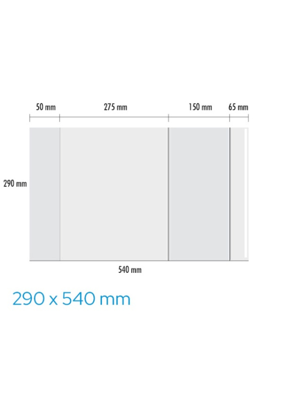 Obal univerzální 90mic, 290 x 540mm LUMA LUMA trading s.r.o.