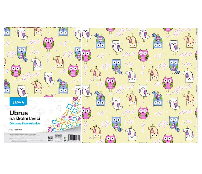 Ubrus na školní lavici SOVA LUMA LUMA trading s.r.o.
