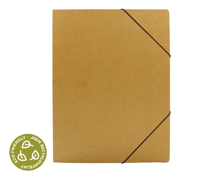 Desky na spisy s gumou A4, 3 klopy ECO LUMA kraft LUMA trading s.r.o.