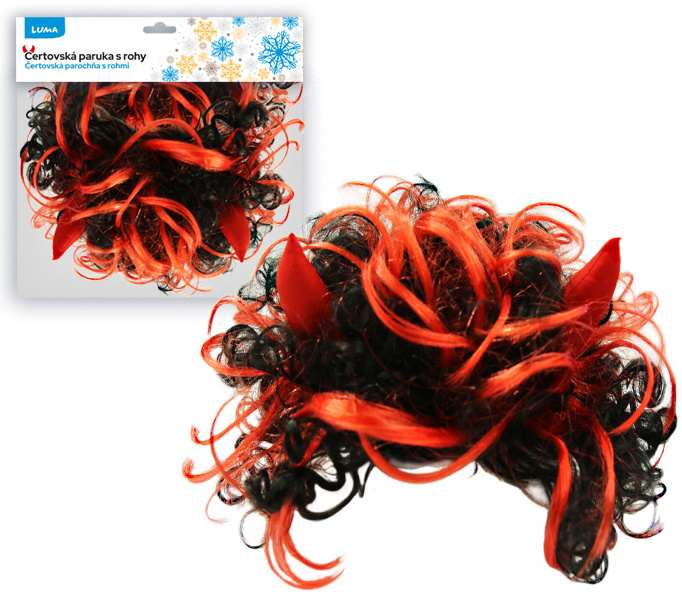 Čertovská paruka s rohy LUMA LUMA trading s.r.o.