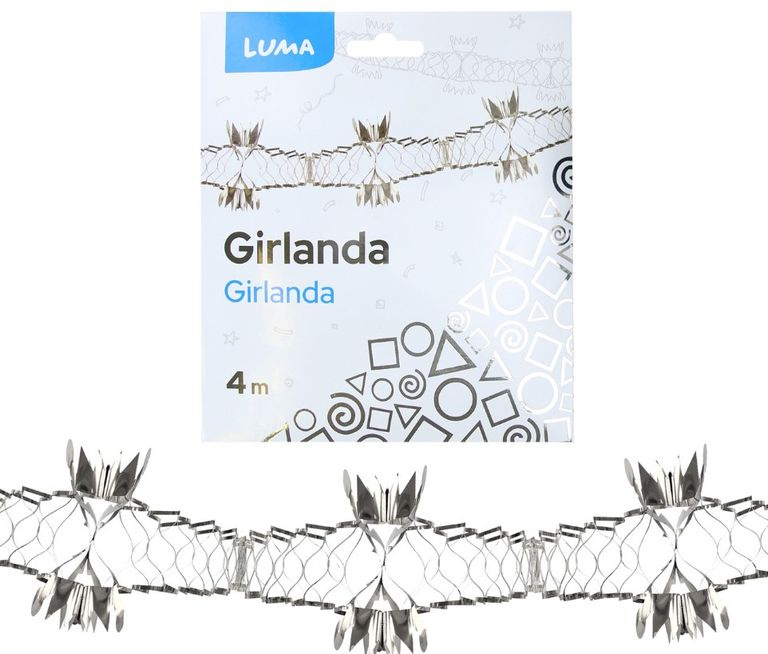 Girlanda 4m stříbrná LUMA LUMA trading s.r.o.