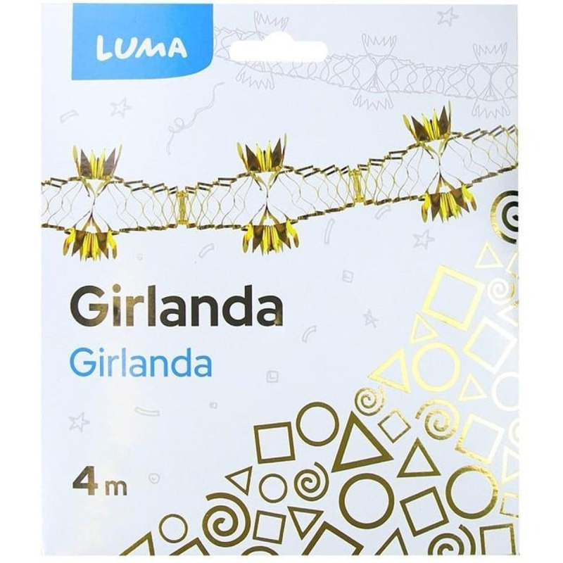 Girlanda 4m zlatá LUMA LUMA trading s.r.o.