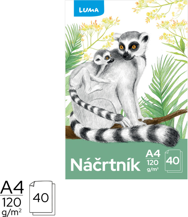 Náčrtník A4 40l LUMA LUMA trading s.r.o.