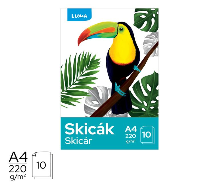 Skicák A4 10l LUMA LUMA trading s.r.o.