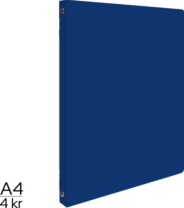 Pořadač LUMA A4 4 kroužkový modrý tmavě LUMA trading s.r.o.