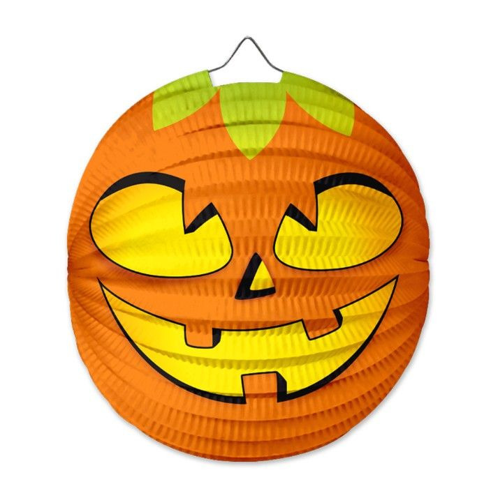 Lampion 25 cm kulatý HALLOWEEN dýně