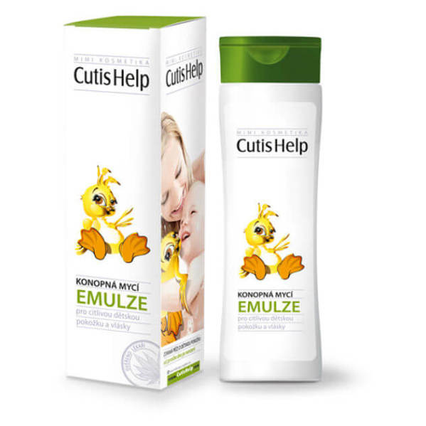 CutisHelp Mimi konopná mycí emulze pro děti od narození 200 ml