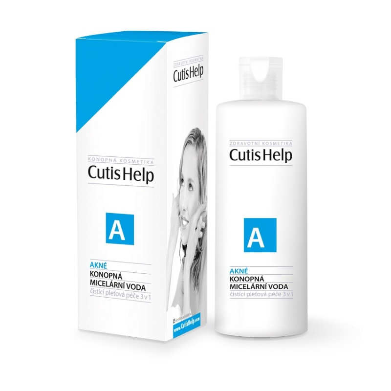 CUTISHELP Akné Konopná micelární voda 200 ml