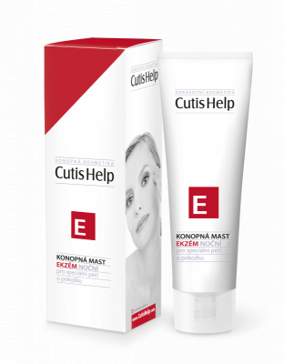 CutisHelp Health Care E - Ekzém konopná noční mast při projevech ekzému na obličej a tělo 100 ml