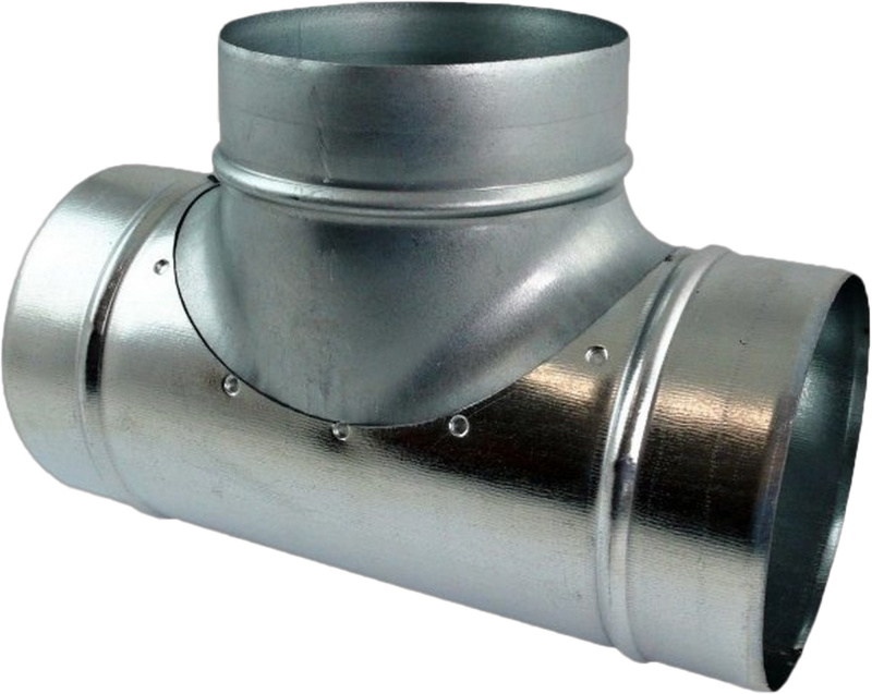 Potrubí odbočka T-kus Regulus 125/125 mm ocel