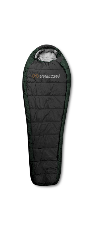 Spacák TRIMM Highlander šedý Barva: dark grey/olive, Velikost: 185 cm, Orientace zipu: Levý