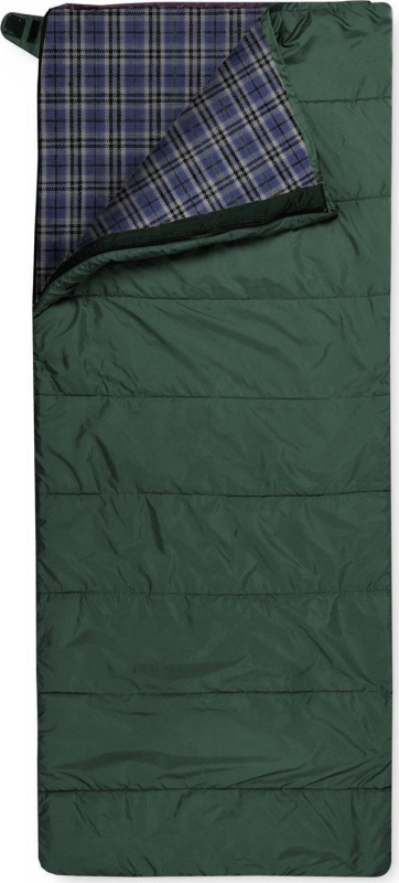 Dekový spacák TRIMM TRAMP olive Barva: olive, Velikost: 185 cm, Orientace zipu: Pravý