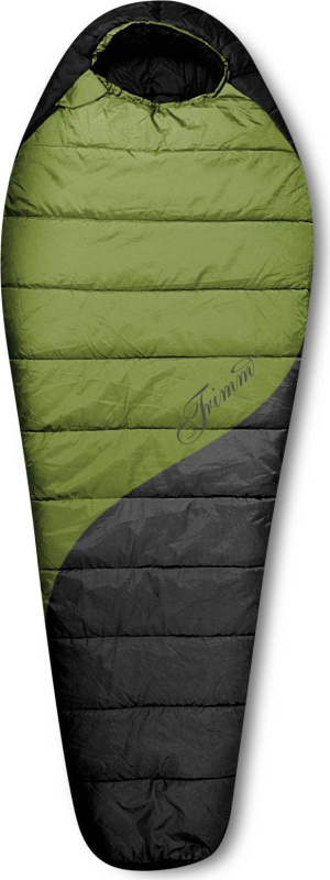 Spacák TRIMM Balance zelená/šedá Barva: kiwi green/ dark grey, Velikost: 185 cm, Orientace zipu: Levý