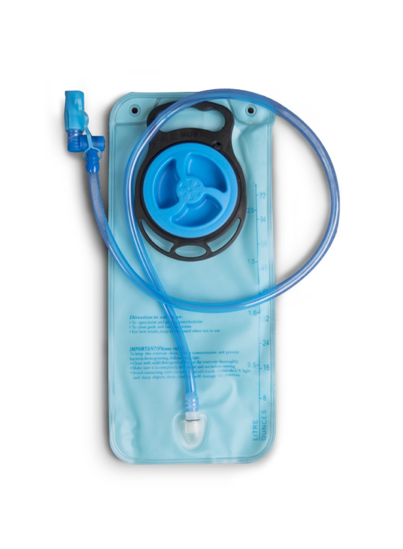 Vodní rezervoár TRIMM Omega 2L průhledný modrý Barva: Transparent Blue, Velikost: 2 l