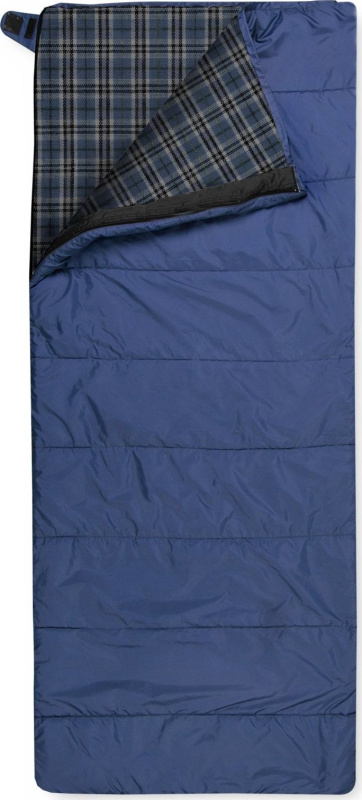 Spacák TRIMM Tramp modrý Barva: camouflage, Velikost: 185 cm, Orientace zipu: Pravý