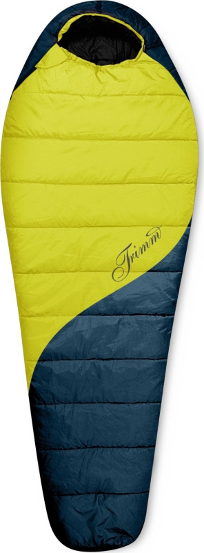 Spacák TRIMM Balance zelený/šedý Barva: lemon/ lagoon, Velikost: 195 cm, Orientace zipu: Pravý