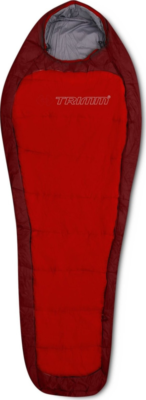 Spacák TRIMM Impact červený Barva: red/ dark red, Velikost: 195 cm, Orientace zipu: Pravý