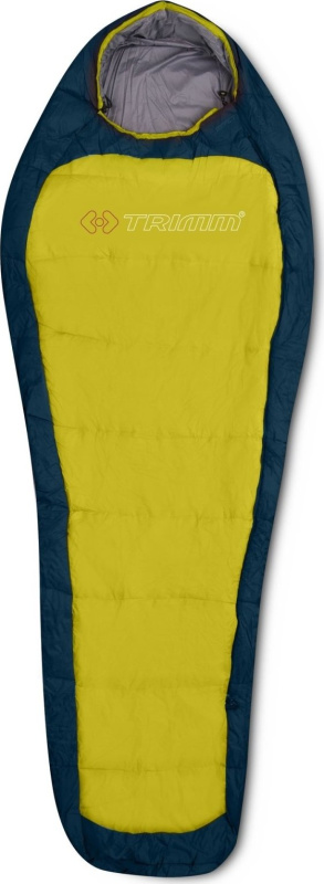 Spacák TRIMM Impact zelený Barva: lemon/ lagoon, Velikost: 185 cm, Orientace zipu: Levý