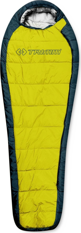 Spacák TRIMM Highlander žlutý Barva: lagoon/ lemon, Velikost: 185 cm, Orientace zipu: Levý