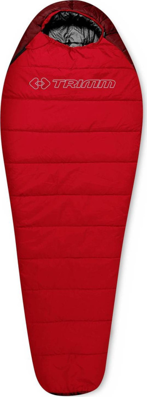 Spacák TRIMM Walker červený Barva: red/ dark red, Velikost: 195 cm, Orientace zipu: Pravý