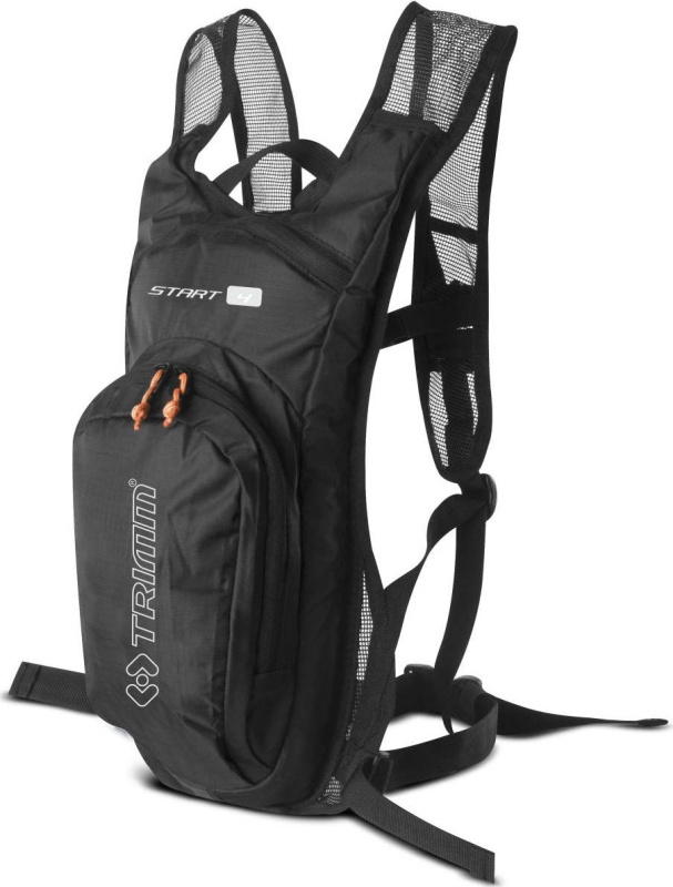 Batoh cyklistický TRIMM Start 4l černý Barva: black/ orange, Velikost: 4 l