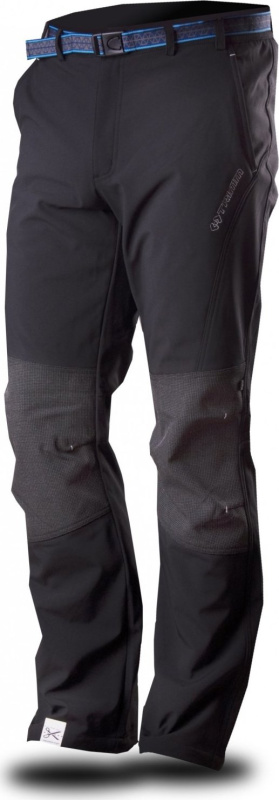 Pánské softshellové kalhoty TRIMM Jurry černé Barva: grafit black, Velikost: 3XL