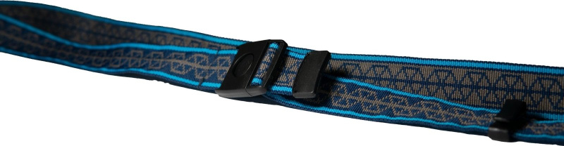 Pánský pásek TRIMM Snake 24mm M černý Barva: blue, Velikost: mix