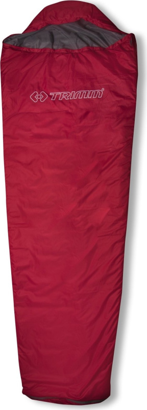 Spacák TRIMM Festa červený Barva: red, Velikost: 195 cm, Orientace zipu: Pravý