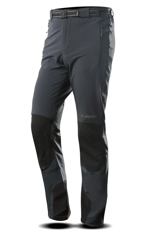 Pánské turistické kalhoty TRIMM Taipe černé Barva: grafit black/ black, Velikost: 3XL