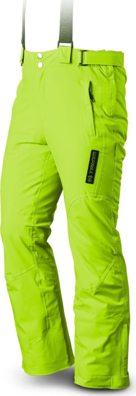 Pánské lyžařské kalhoty TRIMM Rider zelené Barva: signal green, Velikost: 3XL