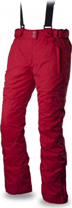 Dámské lyžařské kalhoty TRIMM Rider lady červené Barva: red, Velikost: XS