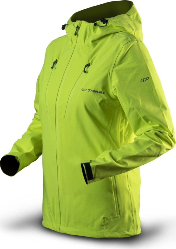Dámská nepromokavá bunda TRIMM Intensa žlutá Barva: lemon/ lagoon, Velikost: S