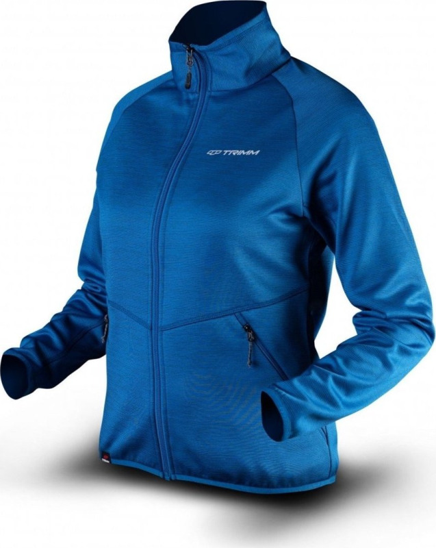 Dámská mikina TRIMM Nexa modrá Barva: blue melange, Velikost: XS